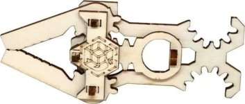 NKD PUZZLE CARD KIT PINCE (MAQUETTE BOIS) 