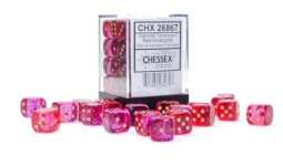 12MM 36D6 GEMINI TRANSLUCENT RED-VIOLET WITH GOLD