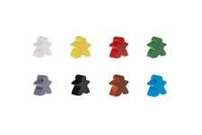 MEEPLE EN BOIS 17MM COULEUR
