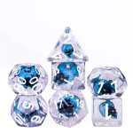 LOT 7D RESINE CRANE BLEU