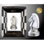 CHESS KNIGHT CAST SILVER