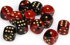 12D6 16MM NOIR-ROUGE / OR