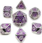 SET DES METAL ENGRENAGES - NICKEL VIOLET