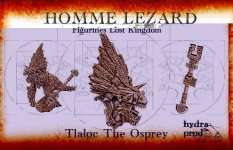 TLALOC THE OSPREY HOMME LEZARD