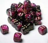 CHX26840 SET DE 36D6 GEMINI NOIR-VIOLET / OR