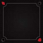 TAPIS 60 COEUR DE PIQUE NOIR