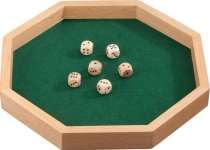 PISTE DE DES BOIS OCTOGONALE