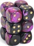 12D6 16MM NOIR-VIOLET/OR