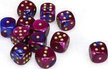 12D6 16MM BLEU-VIOLET/OR