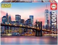 PUZZLE EDUCA 1000 PIECES PONT DE BROOKLYN NEON