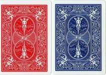 BICYCLE DOUBLE DOS ROUGE/BLEU