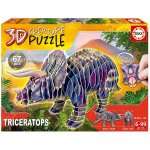 TRICERATOPS 3D PUZZLE 82P