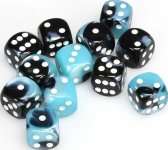 12D6 16MM NOIR-NACRE/BLANC