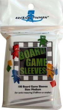 100P MEDIUM 57*89MM BOARD GAME SLEEVES