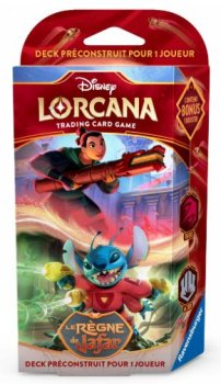 LORCANA CHAPITRE 8 LE REGNE DE JAFAR STARTER MULAN/STITCH