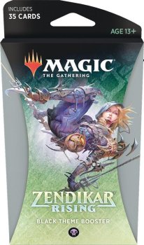 ZENDIKAR RISING THEME BOOSTER BLACK ANGLAIS VO