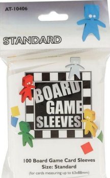 100P STANDARD 63*88MM BOARD GAME SLEEVES