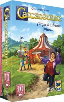 CARCASSONNE 10&nbsp;: CIRQUES ET ARTISTES (REFRESH) 2025