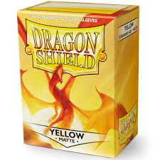 100P MATTE JAUNE STANDARD DRAGON SHIELD