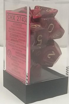 SET DE DES VORTEX BURGUNDY/GOL