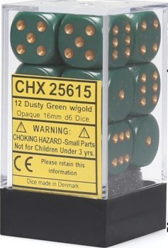 12D6 16MM VERT POUSSIERE/CUIVRE