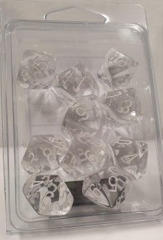 10D10 CLEAR/BLANC TRANSLUCIDE