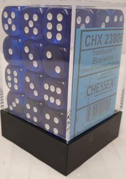36D6 TRANSPARENT BLEU/BLANC