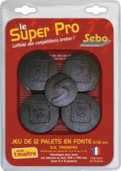 JEU DE PALETS BRETONS EN FONTE TREMPE