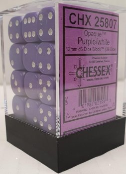 CHX25807 36 DES 6 OPAQUE VIOLET/BLANC