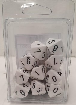 SET 10D10 OPAQUE BLANC/NOIR