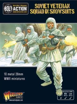 SOVIET VETERAN SQUAD IN SNOW.