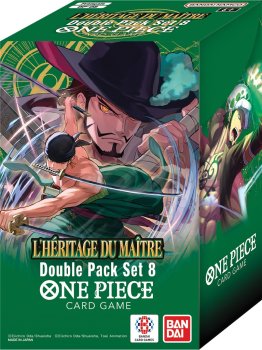 ONE PIECE DOUBLE PACK SET 8 L’HERITAGE DU MAITRE (OP12)