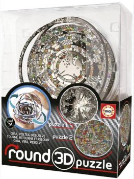ROUND 3D PUZZLE VILLES