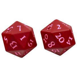 Vivid Heavy Metal Dice&nbsp;: Red