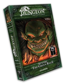 DUNGEON ADVENTURES - RPG ADVENTURE VOL 3 : BEWARE THE GREEN RAGE