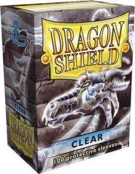 100P TRANSPARENT/CLEAR STANDARD DRAGON SHIELD (AT-10001)