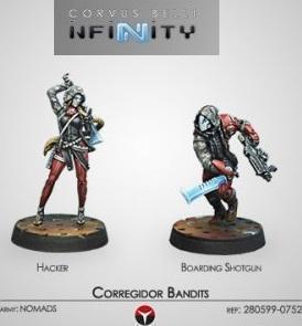 CORREGIDOR BANDITS, hacker & boarding shotgun  - NOMADS