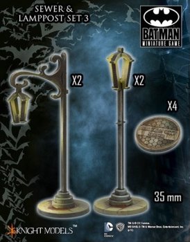 LAMPADAIRES ET BOUCHES EGOUTS