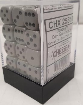 36 DES 6 OPAQUE GRIS/NOIR