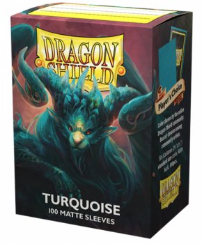 PROTEGE CARTES STANDARD DS MATTE TURQUOISE POUR 100 CARTES ( AT-11055)