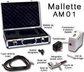 MALLETTE AERO + COMPRESSEUR