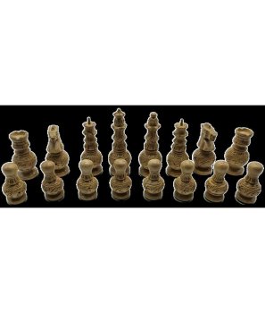 Pièces échecs Mughen Buis/Acacia T5