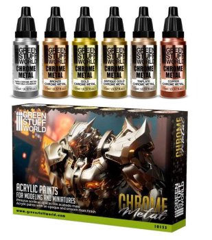 PAINT SET CHROME GREENTUFFWORL