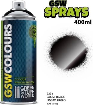 SPRAY PRIMER GLOSS BLACK