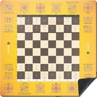 TAPIS ECHIQUIER UNIVERSEL (ECHEC PEDAGOGIQUE)