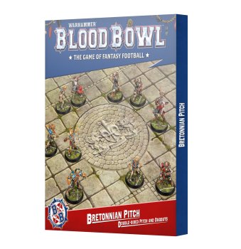 Bretonnian Team Pitch & Dugouts Blood Bowl