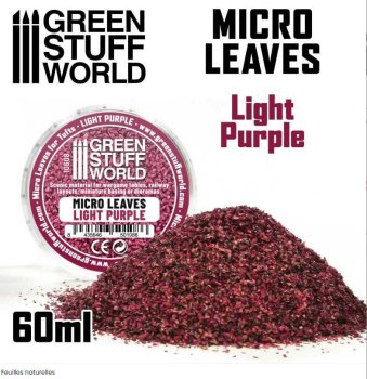 MICRO FEUILLES - Melange violet clair