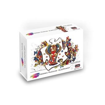 120P ELEPHANT RAINBOW WOODEN P