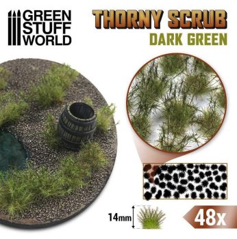 BUISSON EPINEUX DARK GREEN