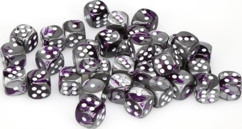 SET DE 36D6 GEMINI VIOLET-ACIER/BLANC (CHX26832)